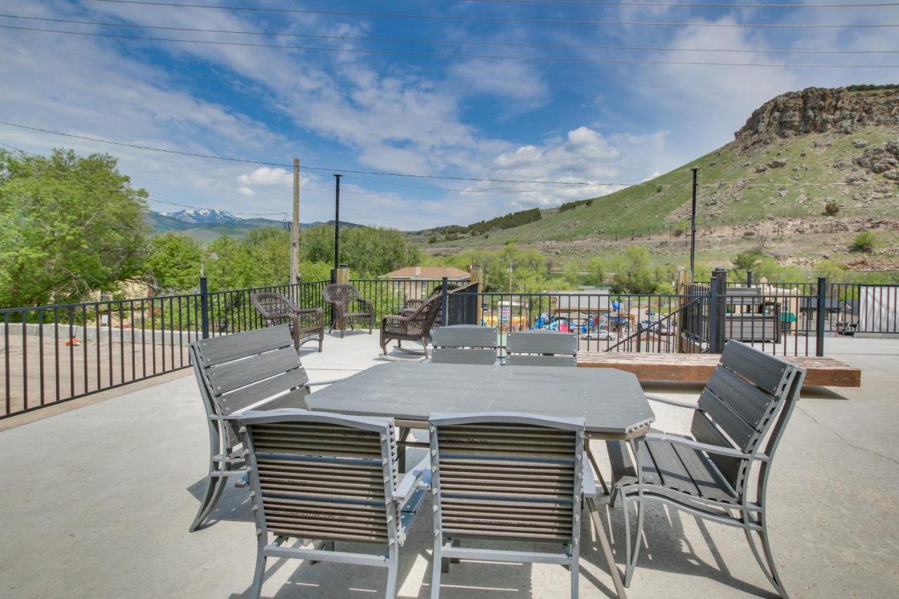 Central Lava Hot Springs Studio With Deck And Views! Exterior photo